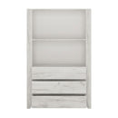 Angel Oak 3 Drawers Cupboard With Open Shelf by Lavishway | Cupboards & Cabinets-30384