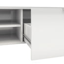 Match White High Gloss 2 Drawers TV Unit by Lavishway | TV Units Cabinets-29458
