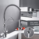 Modern Pull-Down Spring Sprayer Kitchen Tap by Lavishway | Kitchen Faucets-48534
