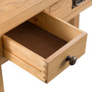 Chunky Oak 3 Drawers Dressing Table by Lavishway | Dressing Tables-32462