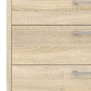 Prima Oak 4 Drawers Bookcase With 3 Shelves by Lavishway | Book Shelves and Cabinets-29073