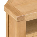 Chunky Solid Oak Corner TV Unit by Lavishway | TV Units Cabinets-37210