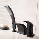 Curved Shape Bathtub Tap & Hand Shower Set by Lavishway | Bathtub Faucets-49628