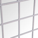 Arched Grey Round Shape Window Mirror by Lavishway | Bedroom Mirrors-36116