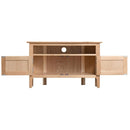 Nordic Oak 2 Doors Corner TV Unit by Lavishway | TV Units Cabinets-32283
