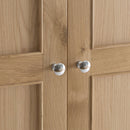 Nordic Oak Large 3 Doors Wardrobe by Lavishway | Wardrobe-32278