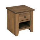 Havana Pine 1 Drawer Lamp Table by Lavishway | Side Tables-32685
