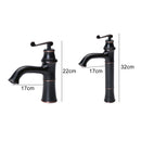 Oil Rubble Black Copper Bathroom Sink Tap by Lavishway | Bathroom Faucet-48860