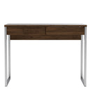 Function Plus Walnut & Grey 2 Drawers Desk by Lavishway | Desks-29626