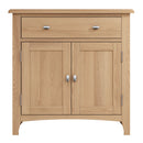 Guildford Solid Oak 2 Doors Small Sideboard by Lavishway | Sideboards-36711