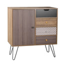 Casablanca Small 4 Drawers Wooden Sideboard by Lavishway | Sideboards-35307