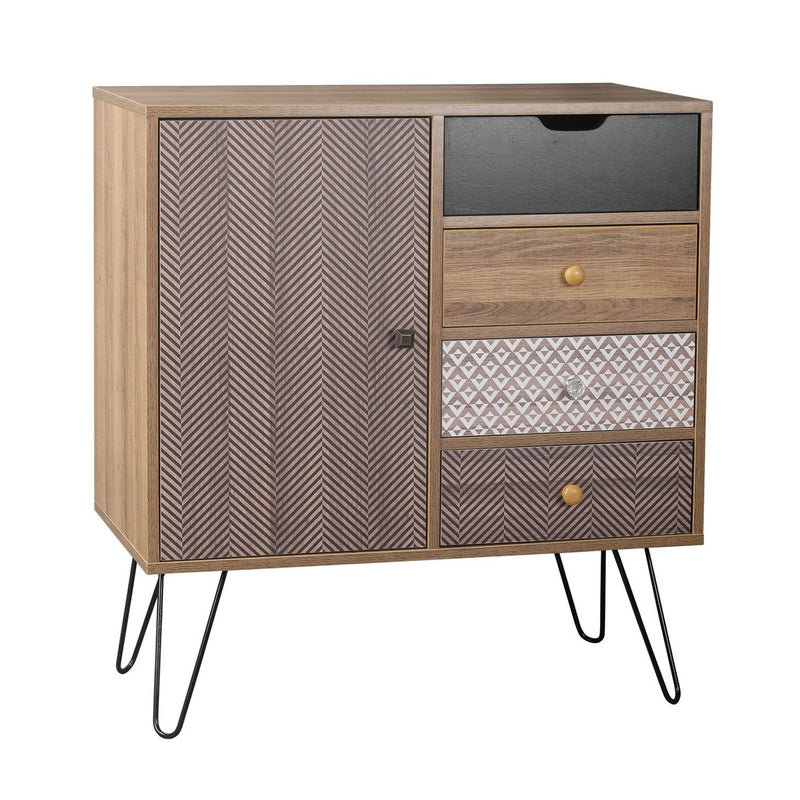 Casablanca Small 4 Drawers Wooden Sideboard by Lavishway | Sideboards-35307