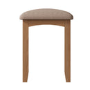 Guildford Solid Oak Dressing Table Stool by Lavishway | Dressing Table Stools-31955