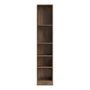 Basic Tall Narrow Bookcase With 4 Shelves by Lavishway | Book Shelves and Cabinets-30701