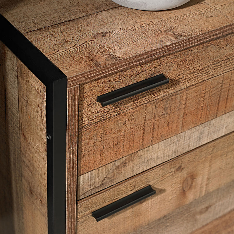 Hoxton Oak Effect 3 Drawer Chest by Lavishway | Chest Of Drawers-35254