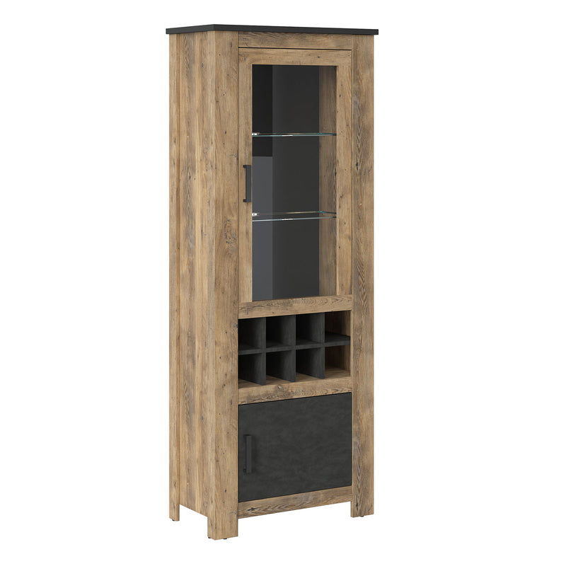 Rapallo 2 Doors Display Cabinet Wine Rack by Lavishway | Wine Racks-29341