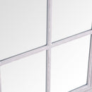 Arched Narrow Grey Window Mirror by Lavishway | Wall Mirrors-36101