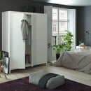 Madrid White Finish 3 Doors Wardrobe by Lavishway | Wardrobe-29497