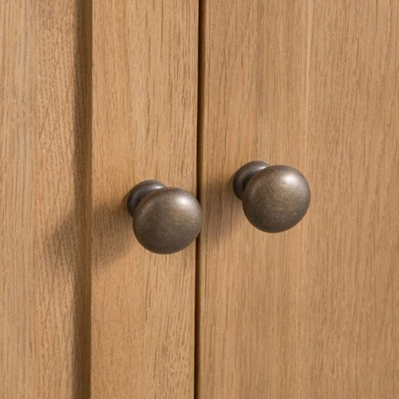 Chunky Oak Solid Wood Large Bookcase by Lavishway | Book Shelves and Cabinets-30741