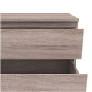Nova Truffle Oak Finish Chest Of 3 Drawers by Lavishway | Chest Of Drawers-30132