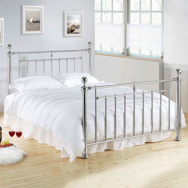 Alexander Contemporary Metal Bed by Lavishway | Metal Beds-31602