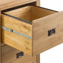 Chunky Oak Planed Smooth Filing Cabinet by Lavishway | Hallway Cabinets-32470