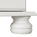 Copenhagen White 3 Drawers Bedside Table by Lavishway | Bedside Tables-30186