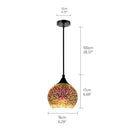 Modern 3D Starry Sky Fireworks Pendant Lamp by Lavishway | -48426