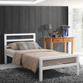 City Block Modern Metal Bed Frame by Lavishway | Metal Beds-35800