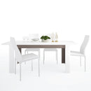 Chelsea Extendable Dining Table with 4 Chairs by Lavishway | Dining Table Set-30438