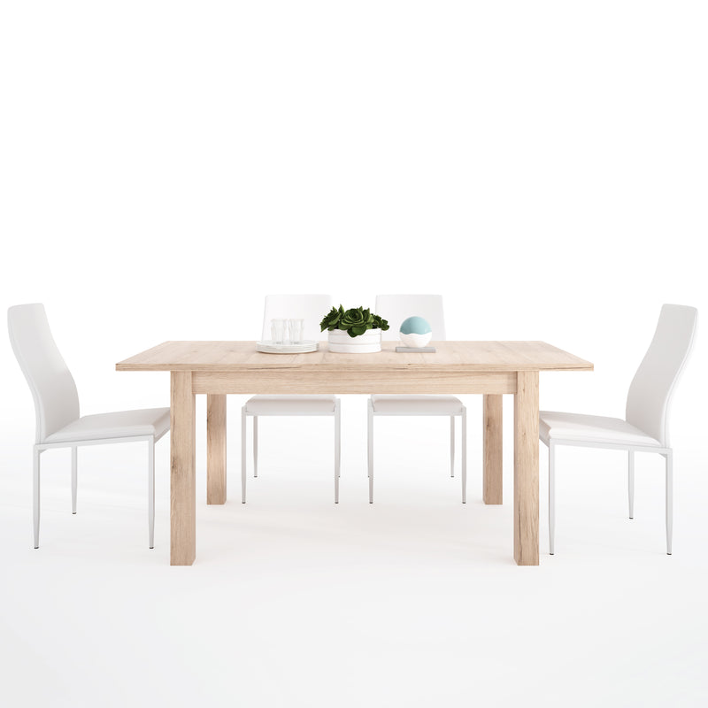 Kensington Extendable Dining Table & 4 Chairs by Lavishway | Dining Table Set-30410