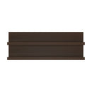 Pello Dark Mahogany Finish Wide Wall Shelf by Lavishway | Wall Shelf