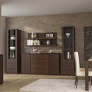 Pello Dark Mahogany Finish Wide Wall Shelf by Lavishway | Wall Shelf