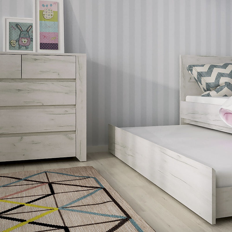 Angel Oak Finish 2 Over 3 Chest Of Drawers by Lavishway | Chest Of Drawers-44443