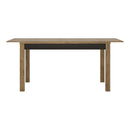 Havana Dining Table with Dark Brown 6 Chairs by Lavishway | Dining Table Set-33526
