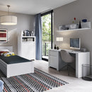 Novi Alpine Wooden White Wall Shelf by Lavishway | Book Shelves and Cabinets-29384