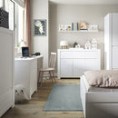 Novi Alpine Wooden White Wall Shelf by Lavishway | Book Shelves and Cabinets-29388