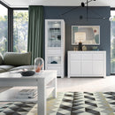 Novi Display Cabinet in Alpine White by Lavishway | Display Cabinets-41751