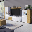Luci 1 Door and 2 Drawer Wide TV Unit by Lavishway | TV Units Cabinets-35111