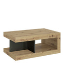 Luci White Oak and Platinum Coffee Table by Lavishway | Coffee Tables-34733