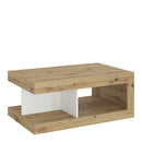 Luci White Oak and Platinum Coffee Table by Lavishway | Coffee Tables-34732