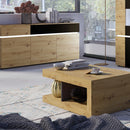 Luci White Oak and Platinum Coffee Table by Lavishway | Coffee Tables-34734