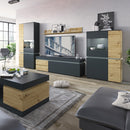 Luci 6 Doors Cabinet with LED Lighting by Lavishway | Hallway Cabinets-34493