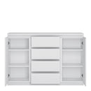 Fribo White 2 Doors & 4 Drawers Sideboard by Lavishway | Sideboards-34474
