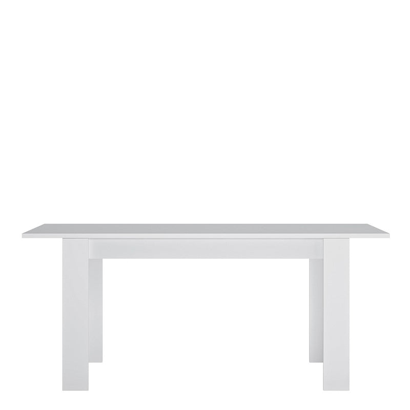 Fribo Extendable White Wooden Dining Table by Lavishway | Dining Tables-34459