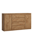 Fribo 2 Doors & 4 Drawers Wide Oak Sideboard by Lavishway | Sideboards-34446