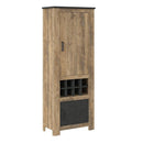 Rapallo 2 Door Cabinet with Wine Rack Cabinet by Lavishway | Wine Racks-34420