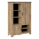 Rapallo 2 Doors 5 Shelves Cabinet by Lavishway | Display Cabinets-34414