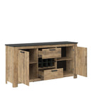Rapallo 2 Doors & 2 Drawers Wooden Sideboard by Lavishway | Sideboards-34402
