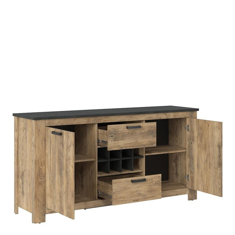 Rapallo 2 Doors & 2 Drawers Wooden Sideboard by Lavishway | Sideboards-34402